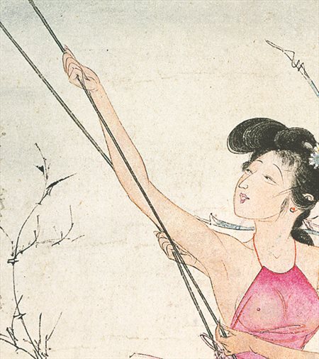 明山-胡也佛的仕女画和最知名的金瓶梅秘戏图